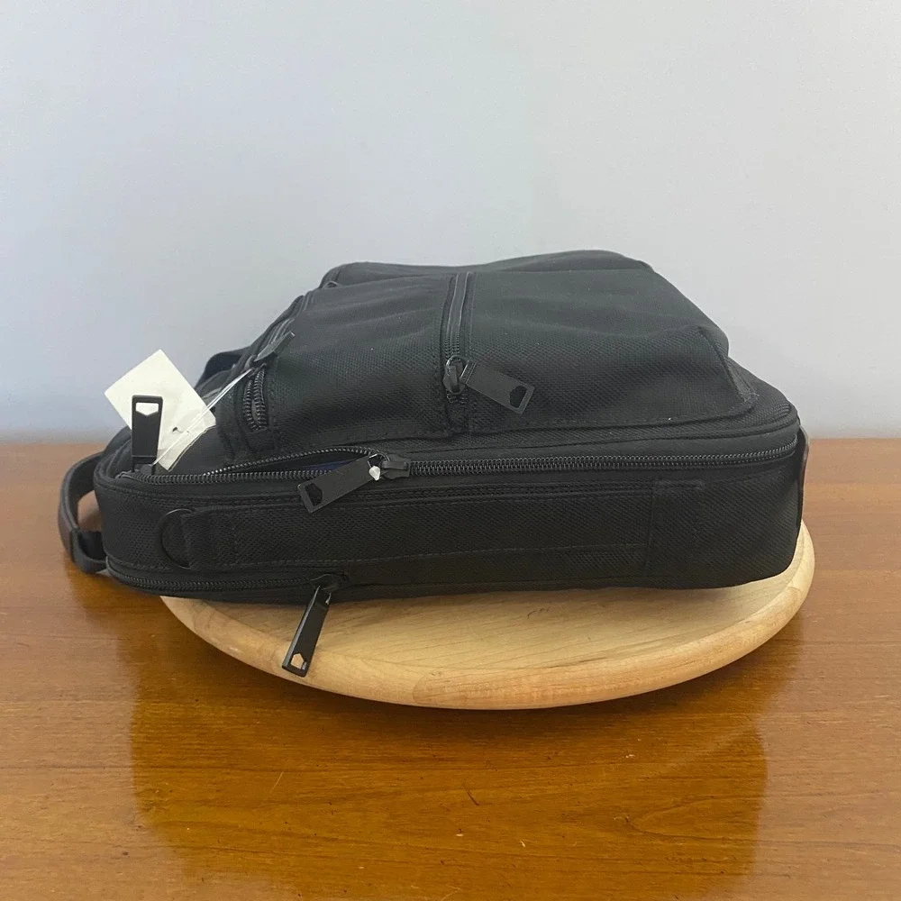 Jack Spade New York Messenger Bag Black Nylon Briefcase Laptop Business NWT